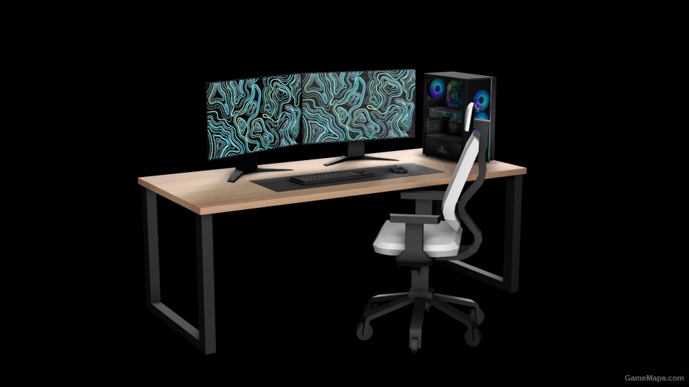Sketchfab - Low Poly Gaming Sets (Prop)