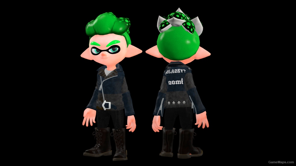 Splatoon - Blue's Custom Jackets