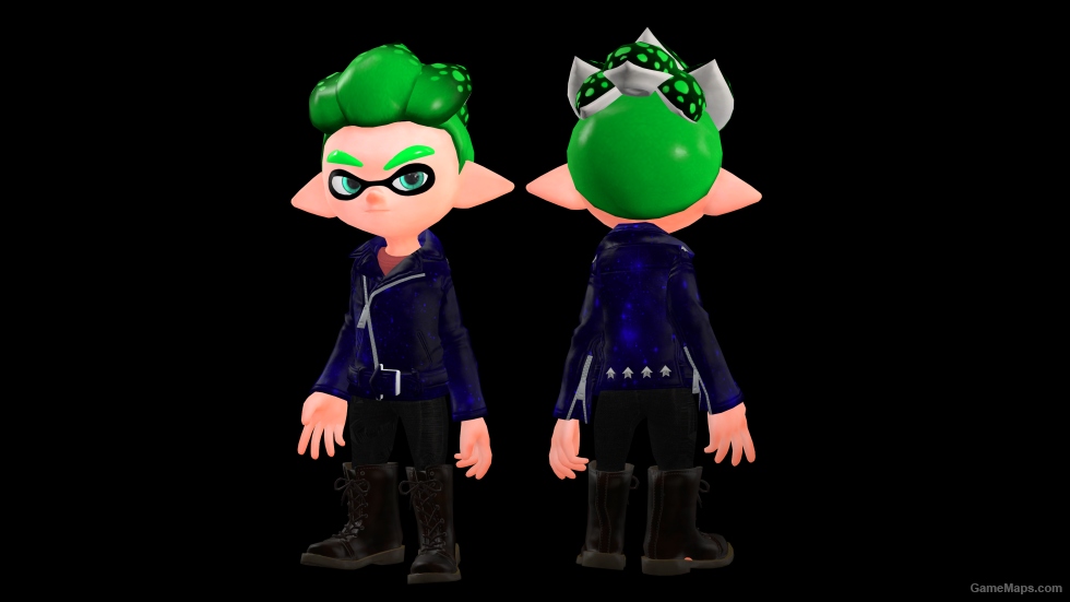 Splatoon - Blue's Custom Jackets