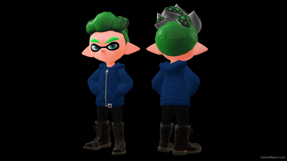 Splatoon - Zip Hoodie Textures