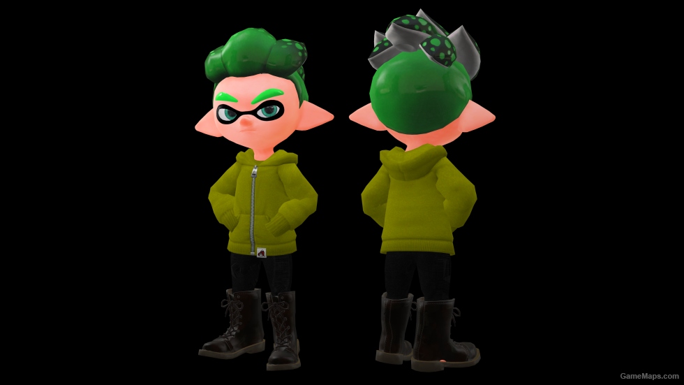 Splatoon - Zip Hoodie Textures