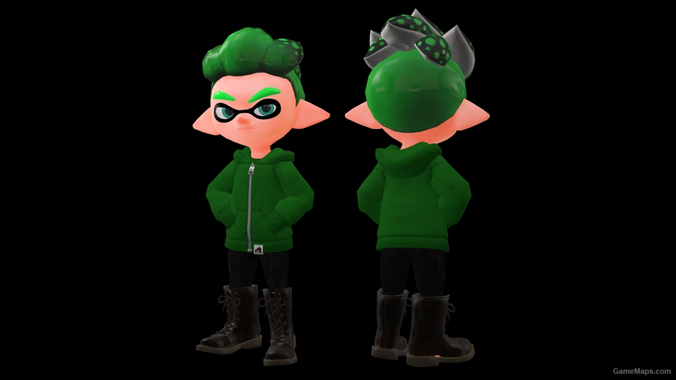 Splatoon - Zip Hoodie Textures