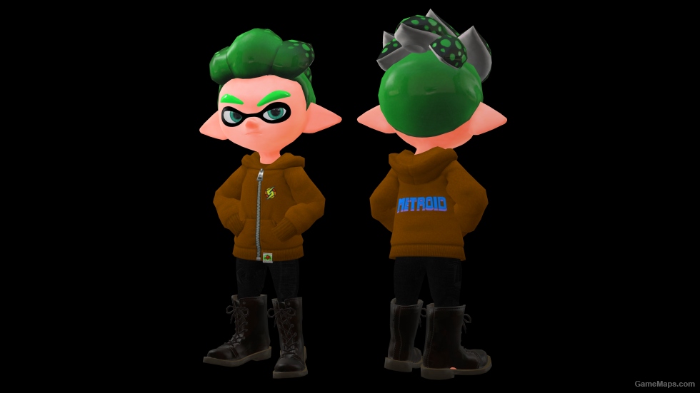 Splatoon - Zip Hoodie Textures