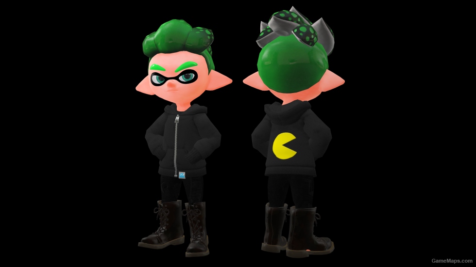 Splatoon - Zip Hoodie Textures