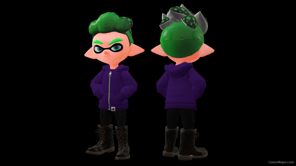 Splatoon - Zip Hoodie Textures