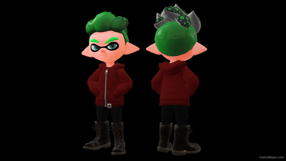 Splatoon - Zip Hoodie Textures