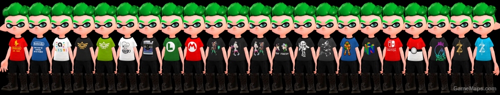 Splatoon 2 - Shirts Texture Pack