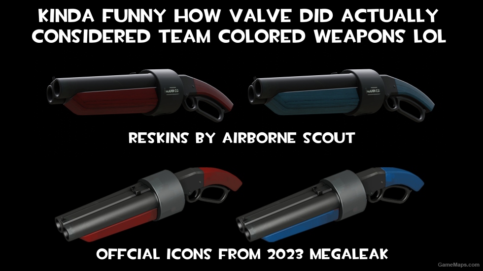 TF2 SFM Port - Team Themed Scattergun