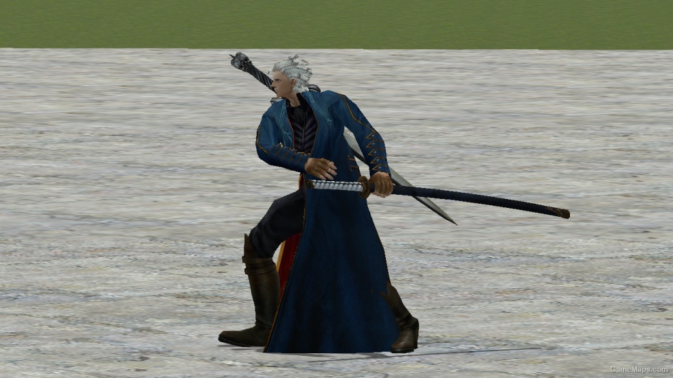 Vergil (DMC3) VJ SNPC + Fixed Playermodel