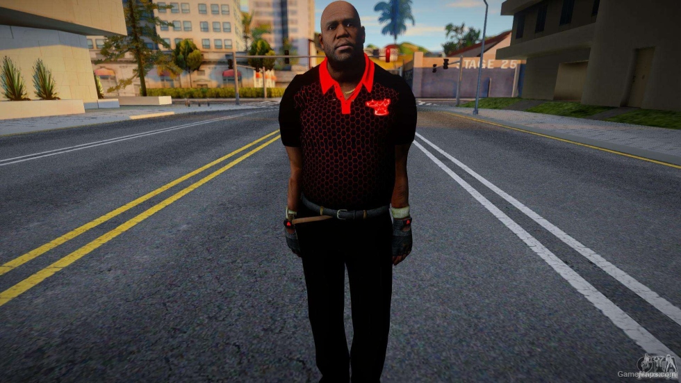 Coach in a Black T-shirt from Left 4 Dead 2