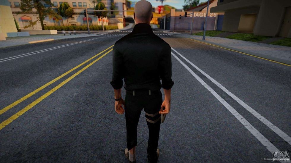 Louis from the Left 4 Dead (In a black suit)