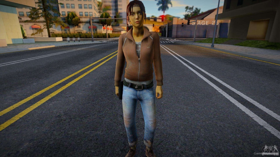 Zoey (Alyx HL2) from Left 4 Dead