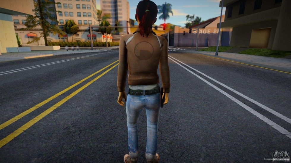 Zoey (Alyx HL2) from Left 4 Dead