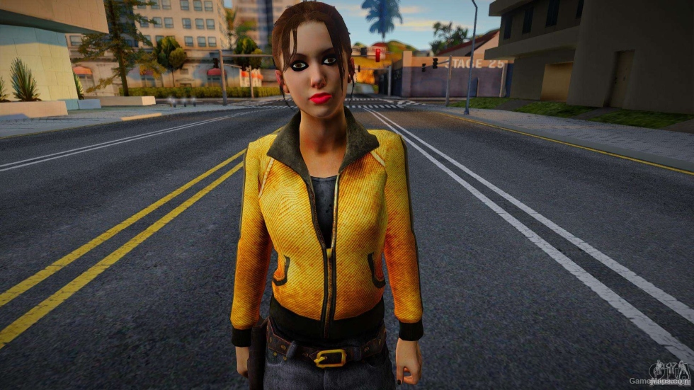 Zoey (Cyberpunk 2077 V1) from Left 4 Dead