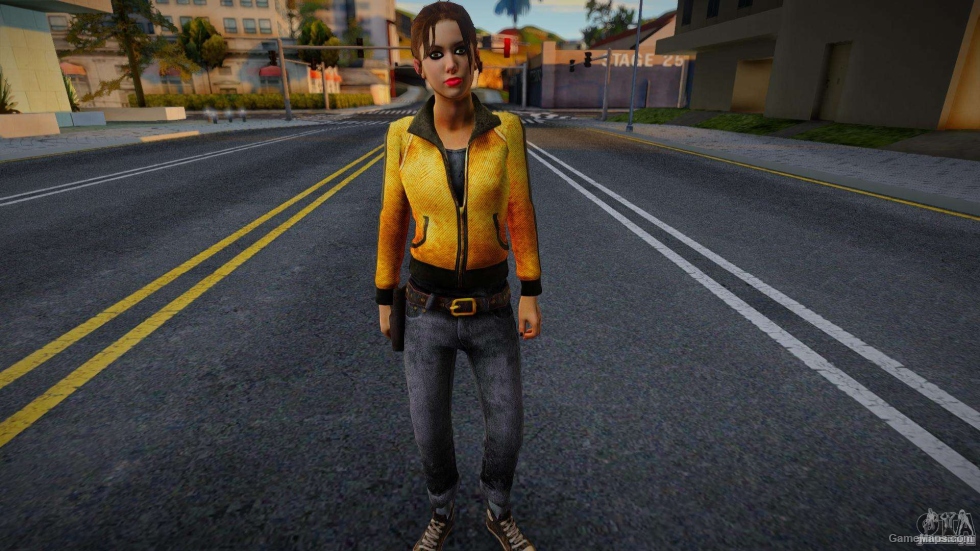 Zoey (Cyberpunk 2077 V1) from Left 4 Dead