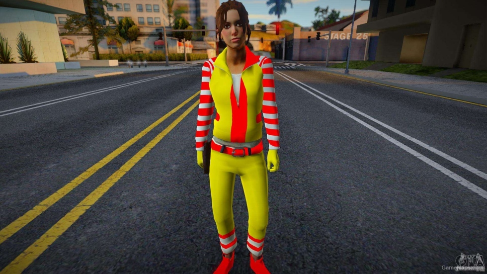 Zoey (McDonalds) from Left 4 Dead