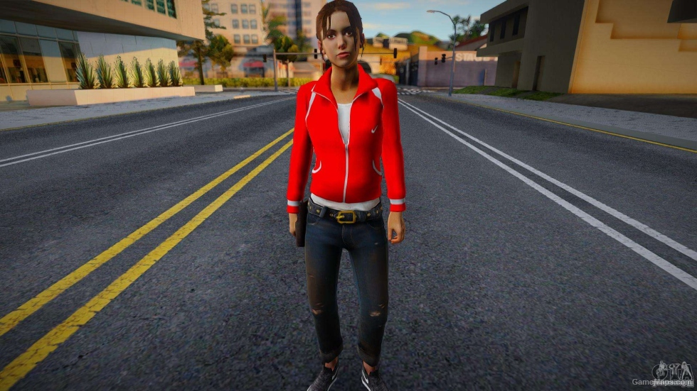 Zoey (Nike Elite Red) from Left 4 Dead