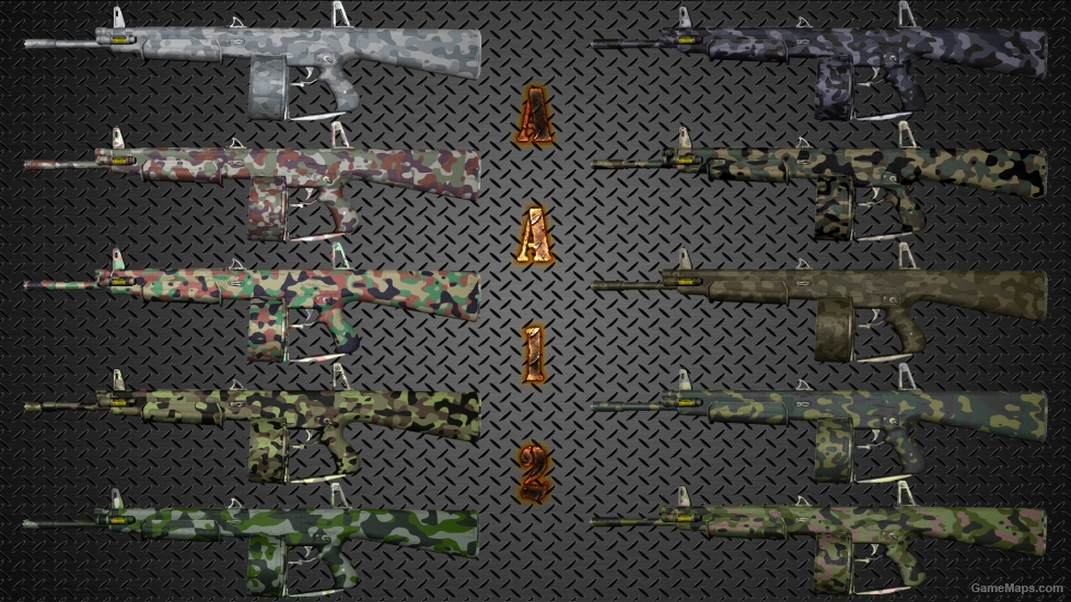[FIXED] Camouflage AA-12 Weapon Skin Pack