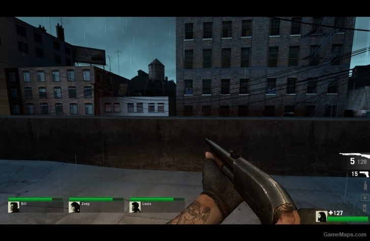 Black Snake Skin Bikini Zoey (Left 4 Dead 2) - GameMaps Earlier 2008 Styled HUD (Left 4 Dead) - GameMaps