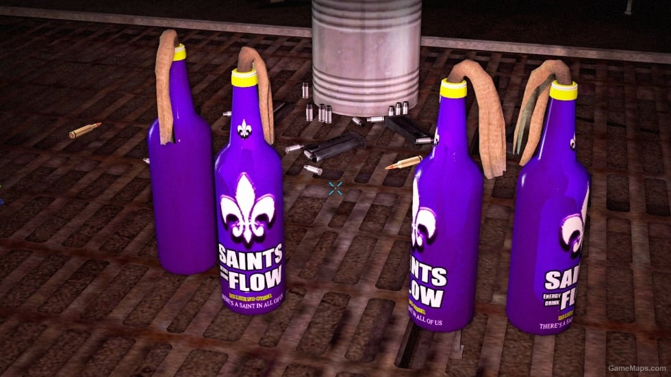 “SAINTS FLOW” Molotov Cocktail