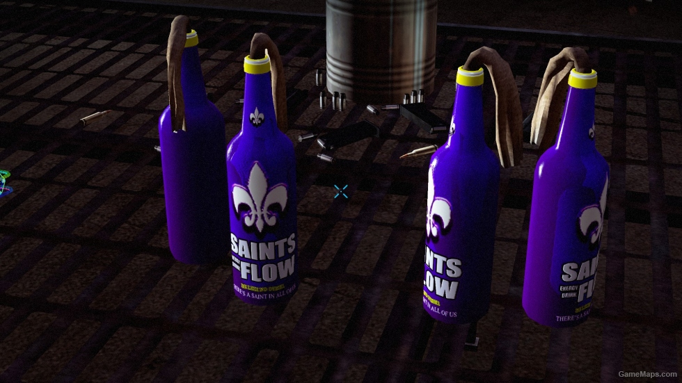 “SAINTS FLOW” Molotov Cocktail