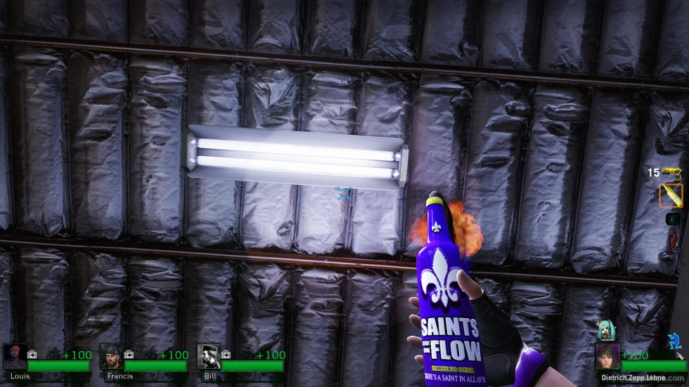 “SAINTS FLOW” Molotov Cocktail