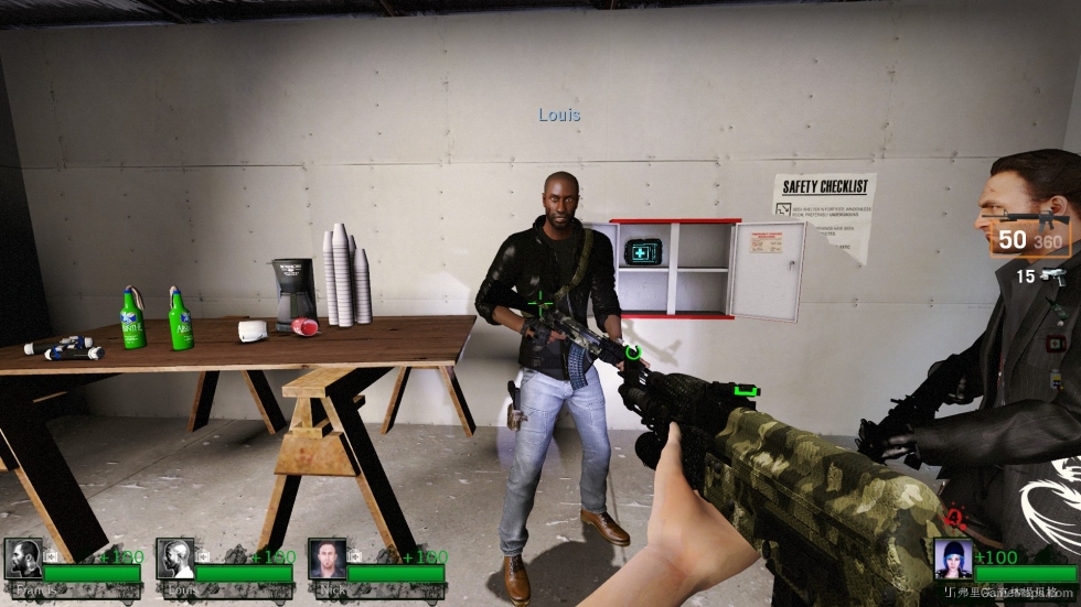 AK47--Green Camo with Green Luminous star(sights)