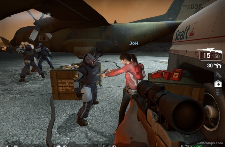 All common is combine soldier prisonguard for l4d1