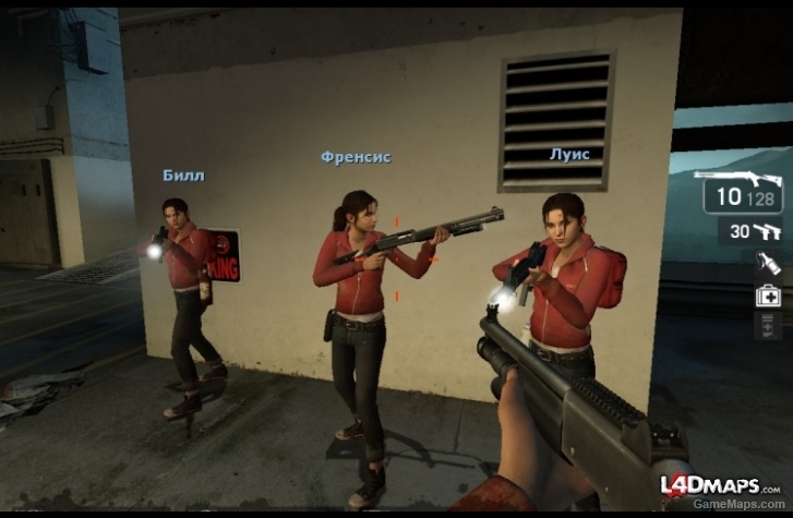 All survivors is Zoey for multiplayer