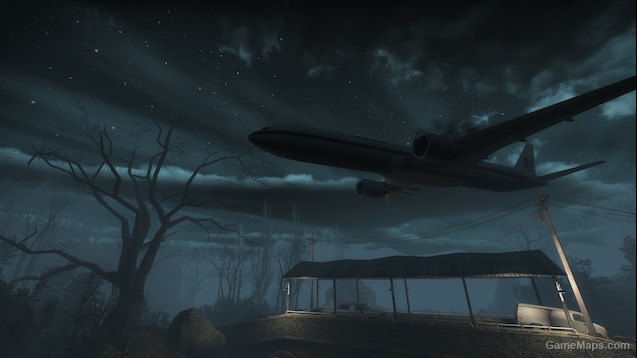 Alternate scene of the plane crash in The Last Stand