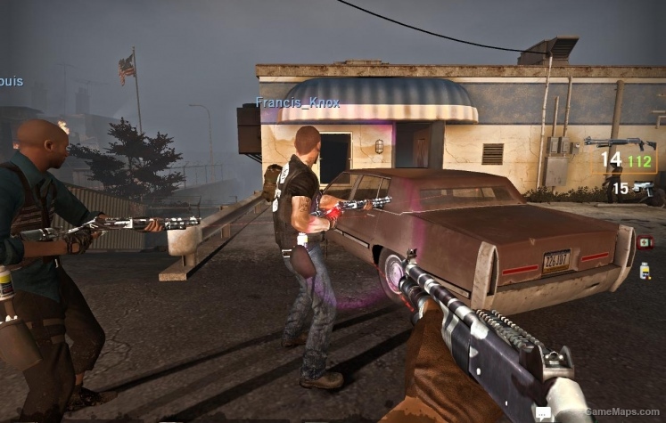 autoshotgun L4D1 bluecamo