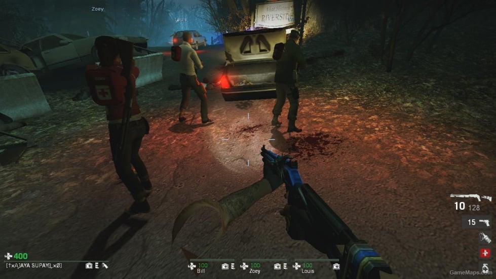 BALROG-XI (Blue) From CSO on AyaSupay L4D1 Animations (Replaces Autoshotgun)