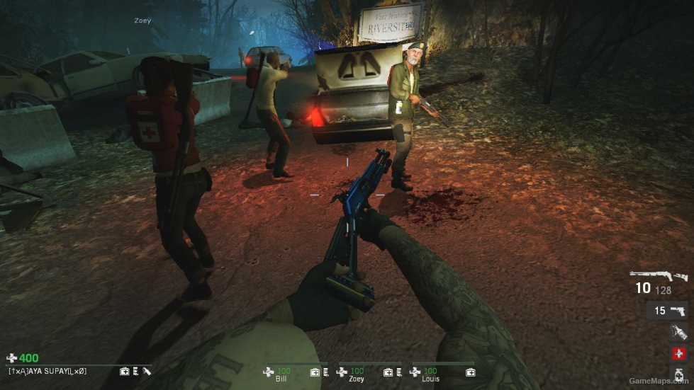 BALROG-XI (Blue) From CSO on AyaSupay L4D1 Animations (Replaces Autoshotgun)
