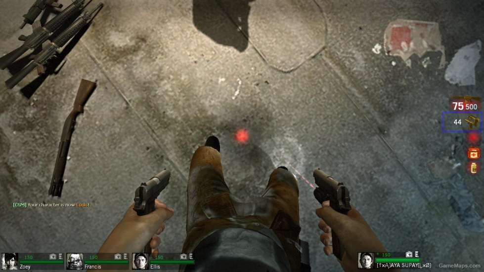 beta ellis replace louis to l4d1