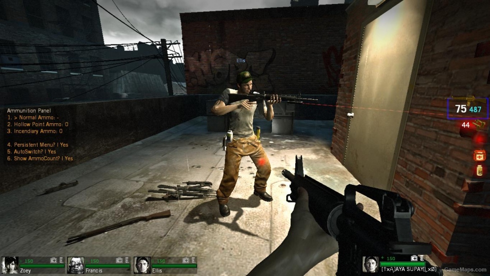 beta ellis replace louis to l4d1