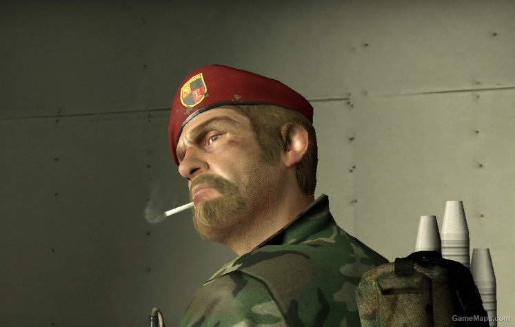 bill head hellsing red goatee L4D1