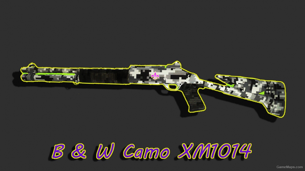 Black & White Camo XM1014