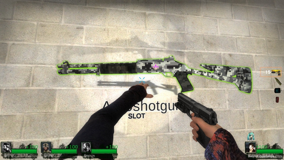 Black & White Camo XM1014
