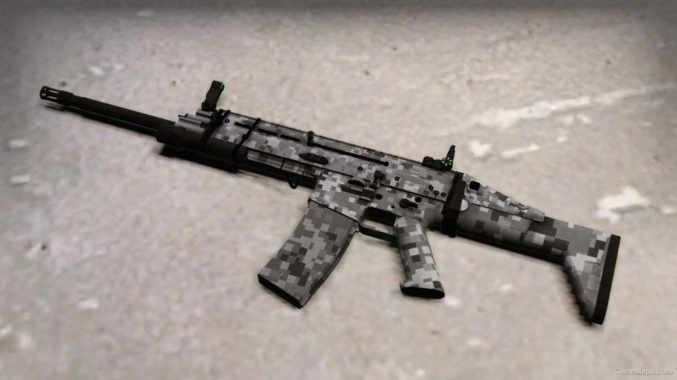 Black and White Camo-SCAR-H