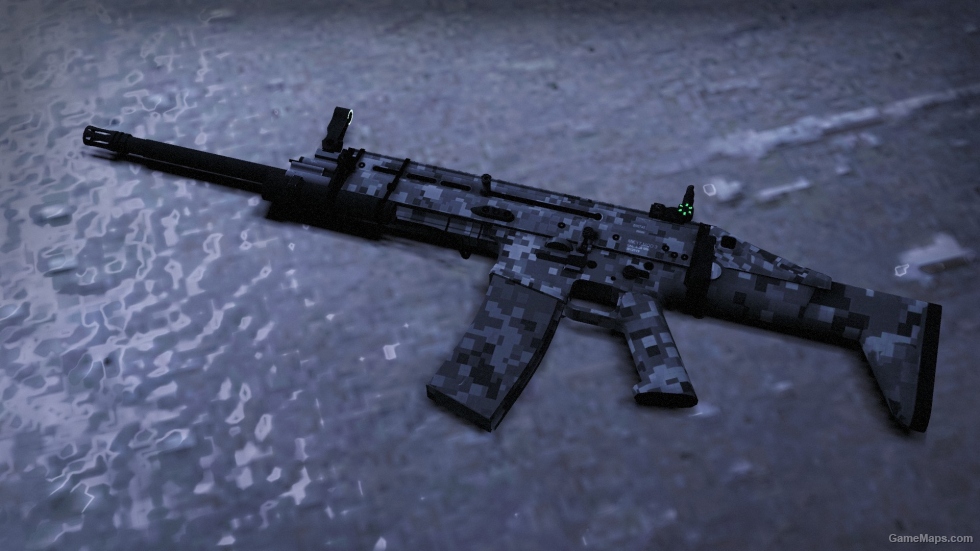 Black and White Camo-SCAR-H