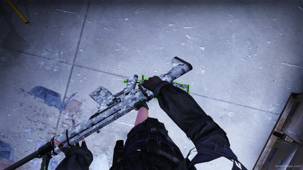 Black and White Camo-SCAR-H
