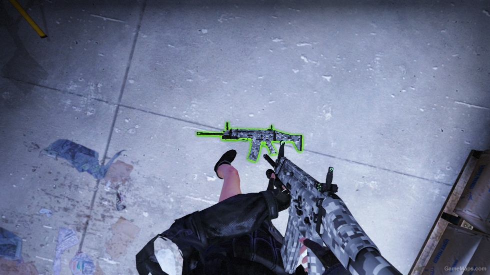 Black and White Camo-SCAR-H