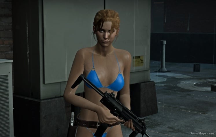 Blue Bikini Zoey L4D1