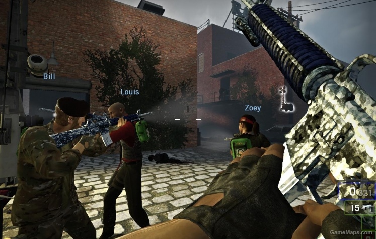 Blue Camo M16 L4D1