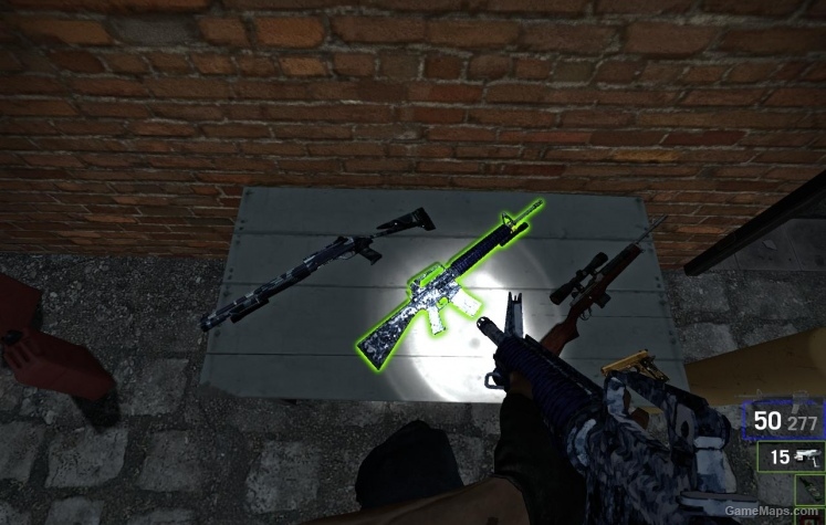 Blue Camo M16 L4D1