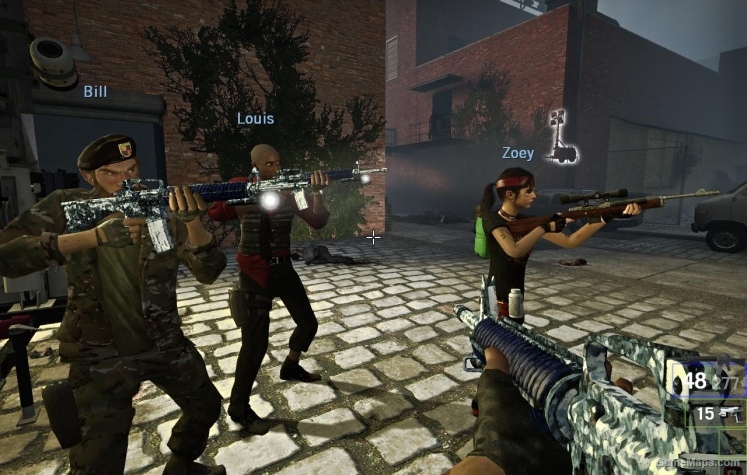 Blue Camo M16 L4D1