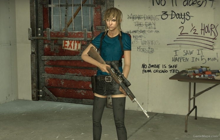 Blue N Black teenangst Zoey L4D1