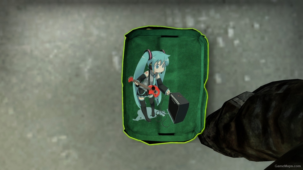 Cedric's green Medkit with Miku