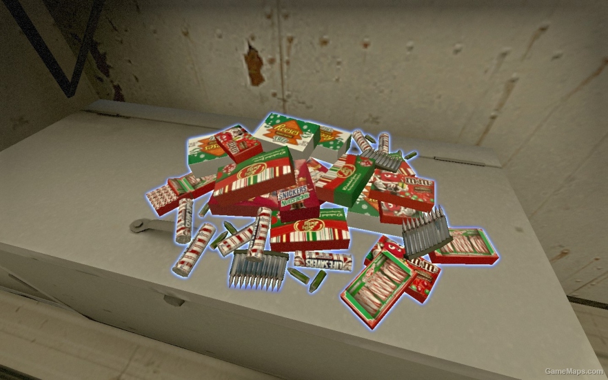 Christmas Candy Ammo Pile
