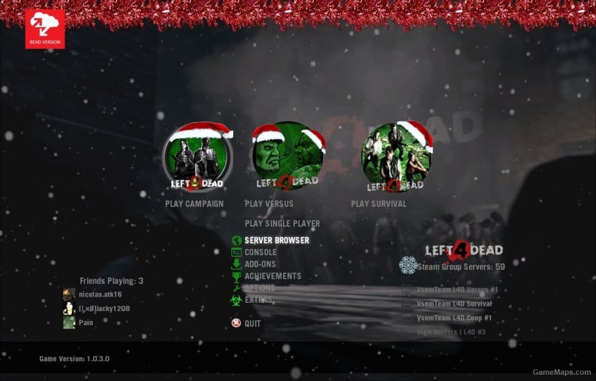 Christmas Pack 2015 (L4D1)